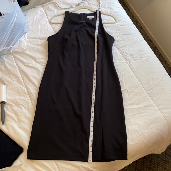 Calvin Klein racerback knee-length black dress - Picture 9 of 10